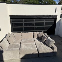 Couch couch with ottoman p