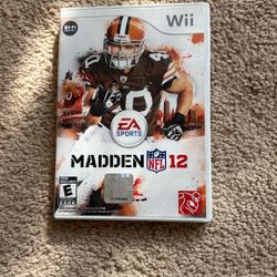 Wii U game Madden NFL 12