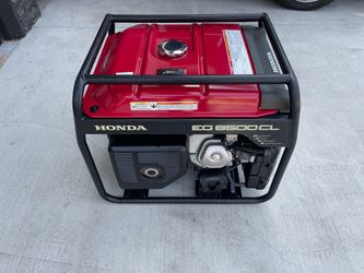 Honda eg6500cl Gas Powered Generator - 20 hours