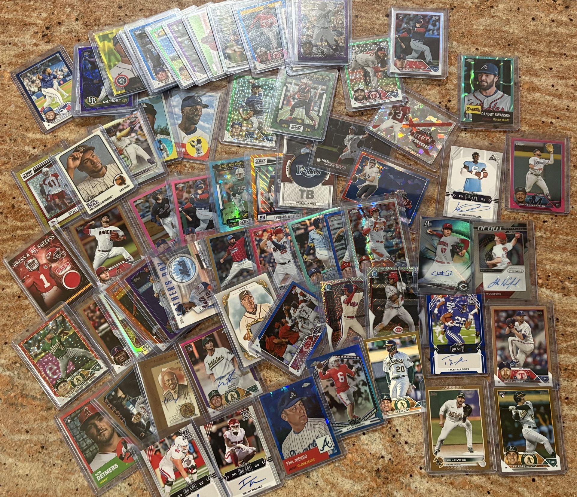 Baseball And Football Collectible Cards