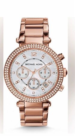Michael Kors Rose Gold Chronograph Watch