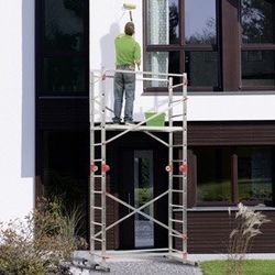 Ladder / Scaffolding System - Hailo 1-2-3 Combo Aluminum Scaffolding System - New