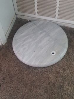 Marble Stand For A Lamp And Two Wooden Shelfs, They Just Need Painting.  I Want. 25 For Stand And 5 For Shelfs