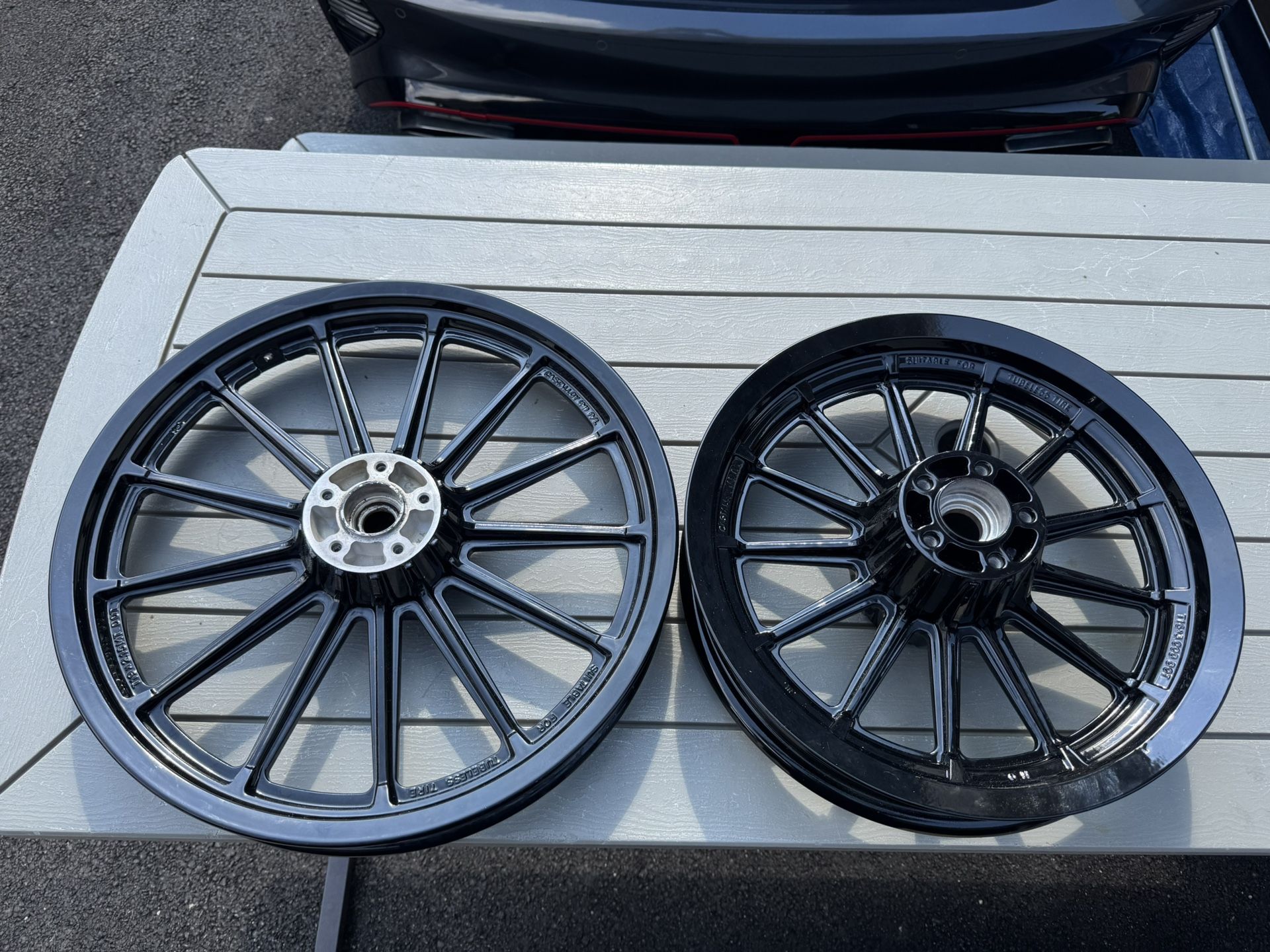 Harley Davidson 13 Spoke Mags 