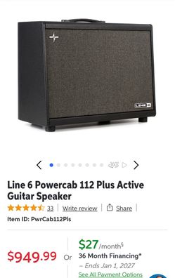 Line 6 Powercab 112 Plus Active Guitar Speaker