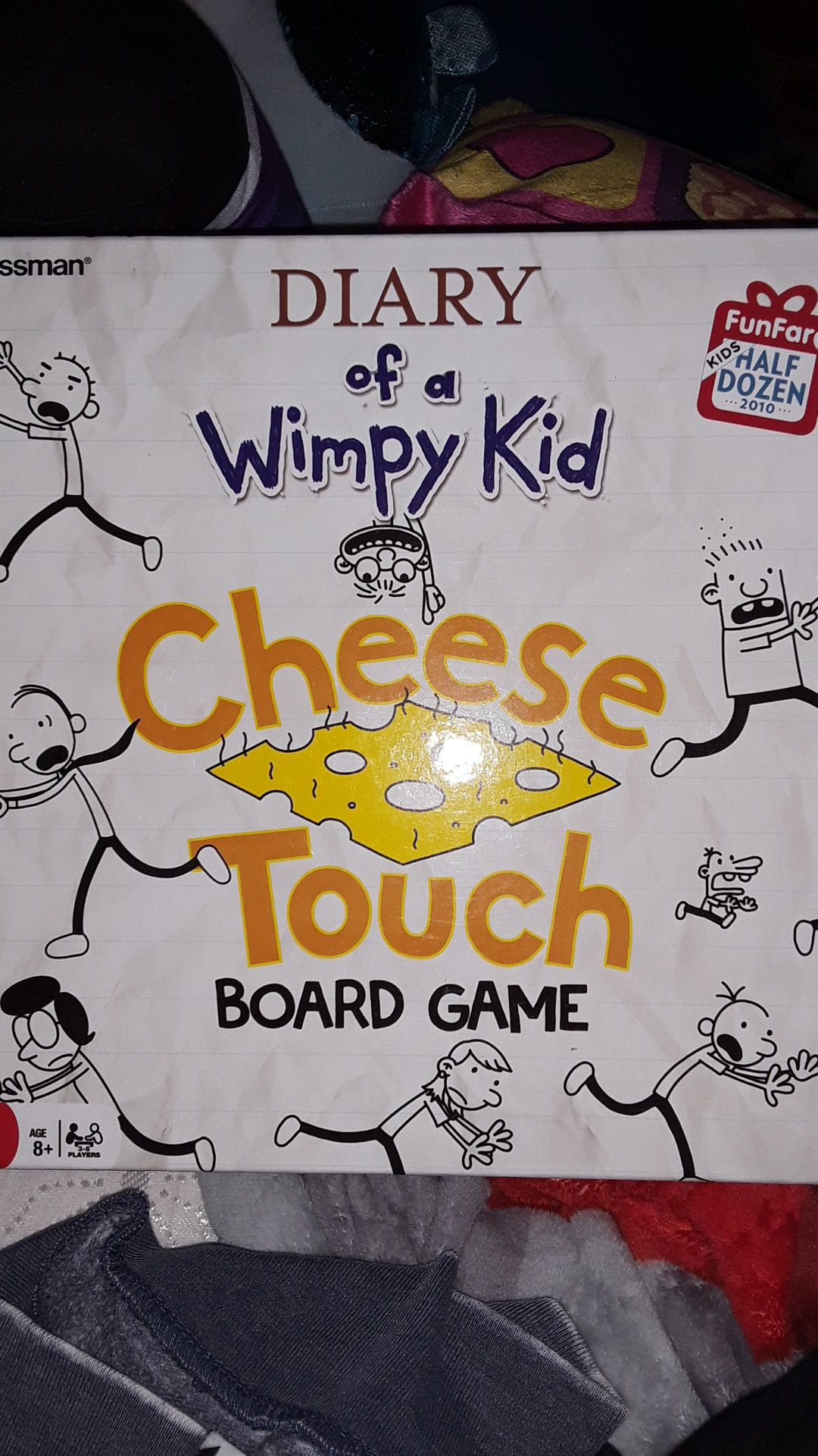 Diary of a wimpy kid cheese touch board game