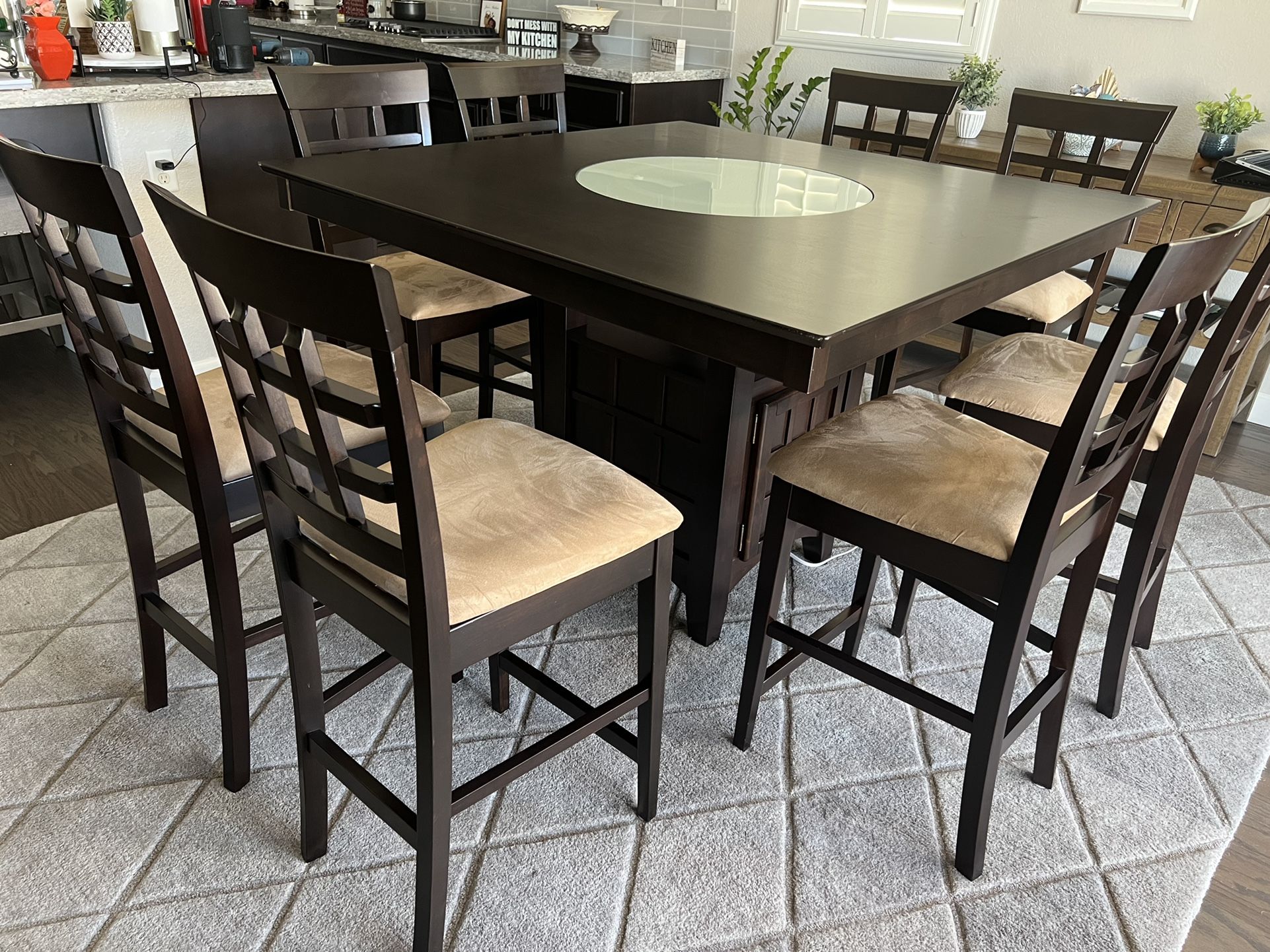 Nook - Breakfast - Dining Table With 8 Chairs Furniture