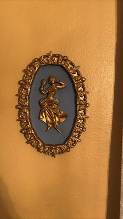 Baroque style vintage wall decoration