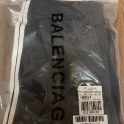 balenciaga sweats navy blue white stripes
