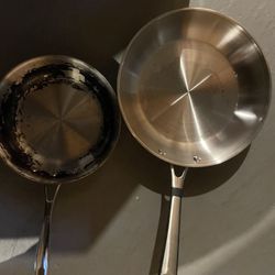 A 6-Set Calphalon Stainless Steel 