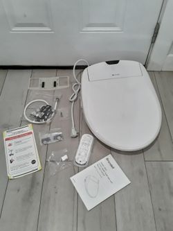 Brondell Swash Luxury Bidet Toilet Seat Round 