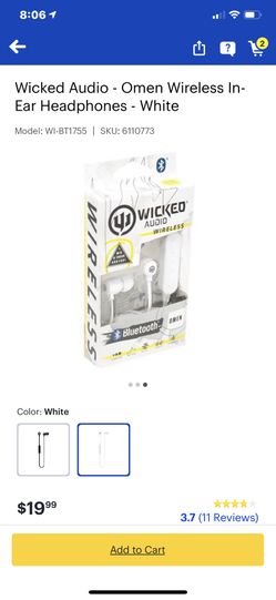 Bluetooth headphones wicked