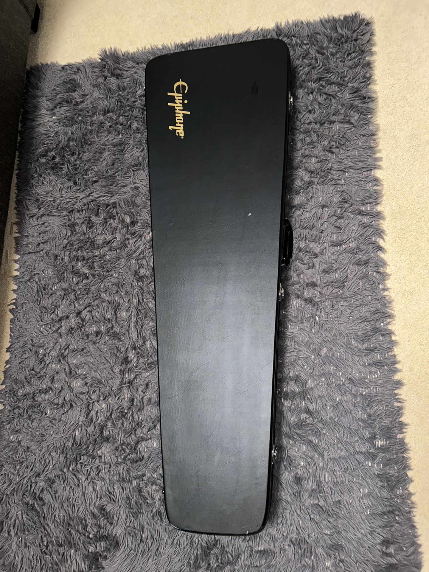 Epiphone Thunderbird Bass Hardshell Case – Fits Thunderbird Bass – Black, Excellent Protection