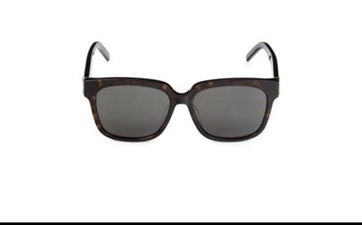 Saint Laurent Women's 55MM Square Sunglasses - Havana