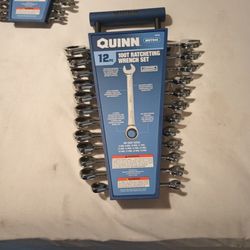 Quinn 12pc Ratcheting Wrench Set, Metric 