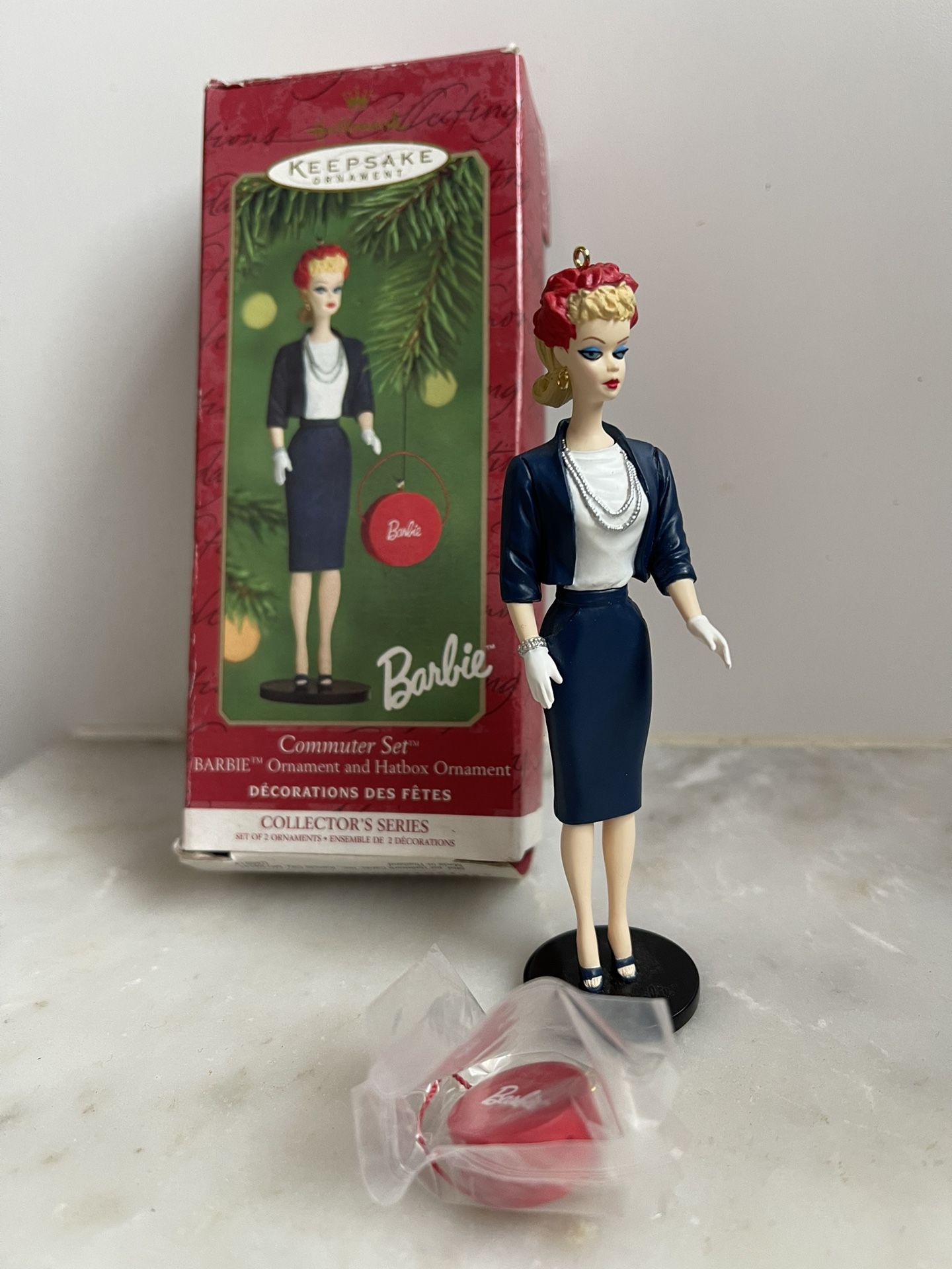 Collectors Commuter Barbie Hallmark Mattel Christmas Ornament 2000
