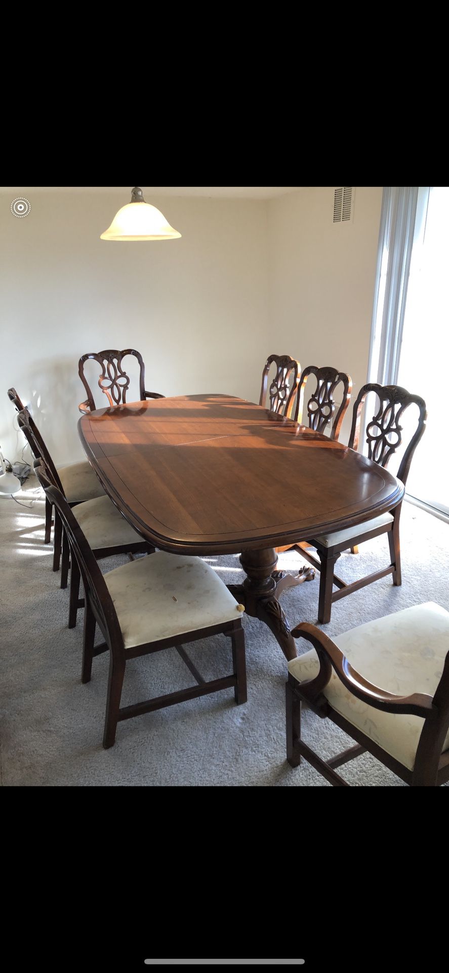 Century dinning room set (table and chairs)