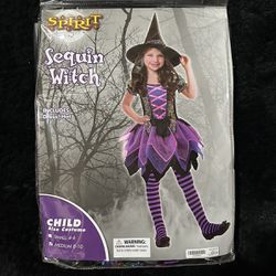 Sequin Witch Girls Costume
