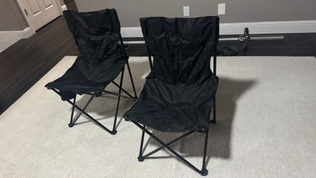 Brandnew 2 camping chairs retail value $149 + tax