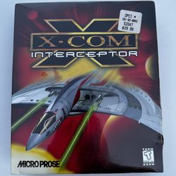 X-Com Interceptor Micro Prose PC SEALED CD-Rom