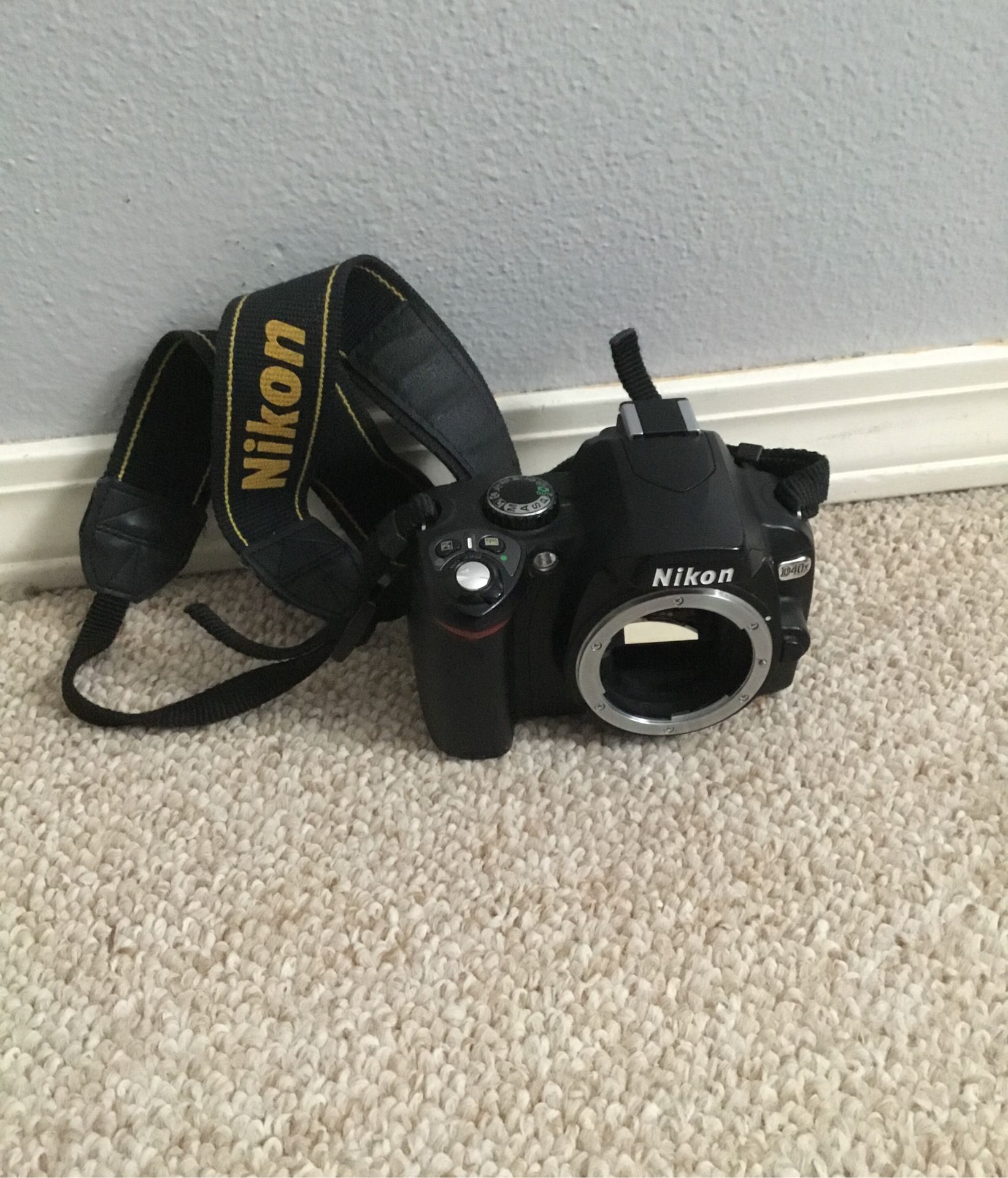 Nikon d40x, 2 Dx lenses, Nikon camera bag and battery charger