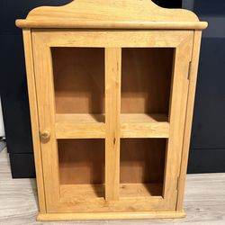Wooden hanging shelf
