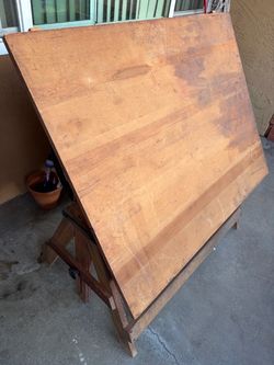 Antique Keuffel & Esser Popular Drafting Table