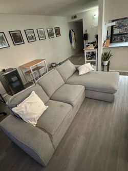 IKEA kivik light grey couch for sale