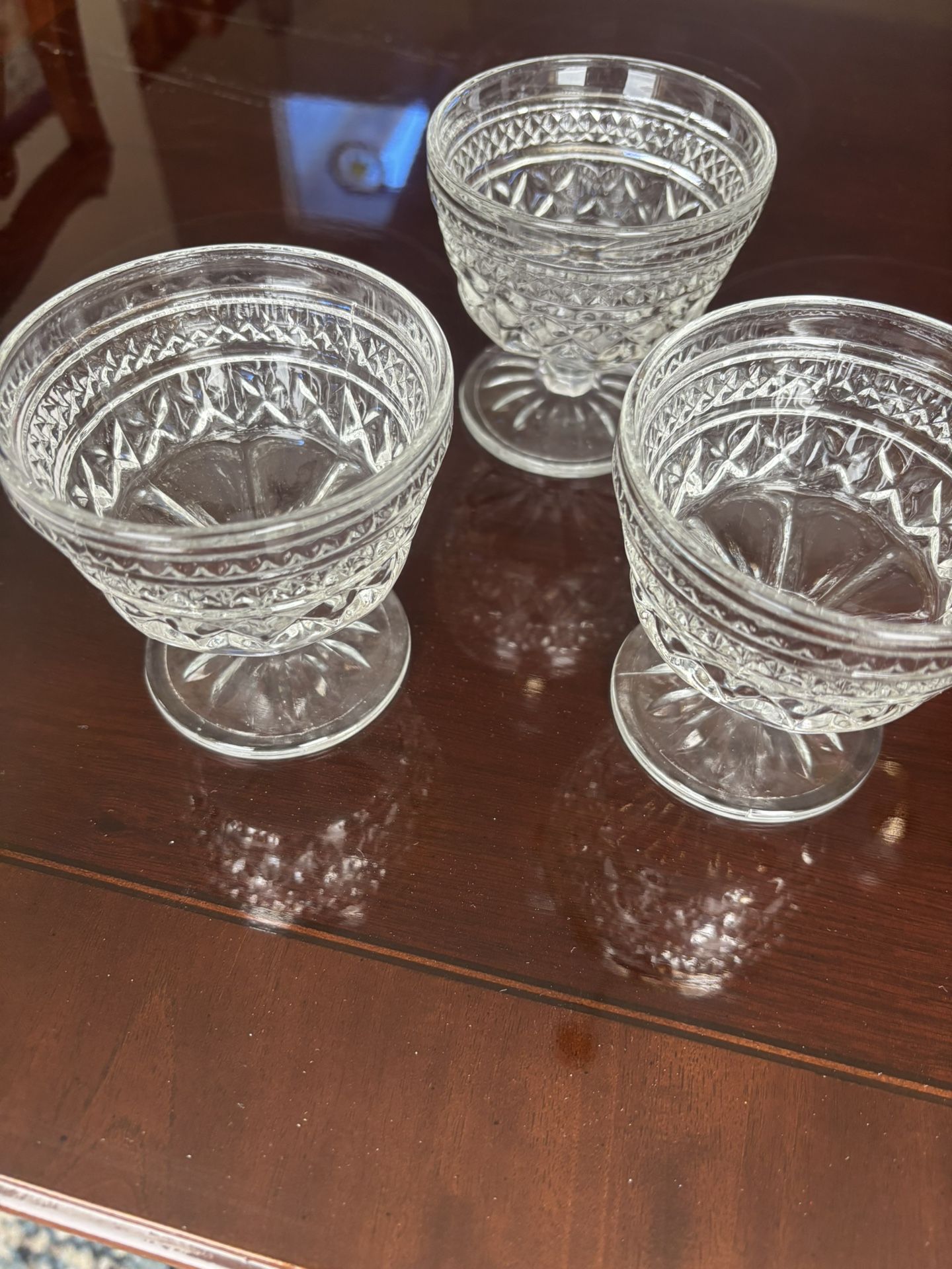 Crystal Dessert Cups Set 12