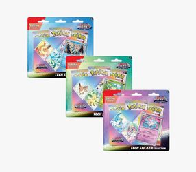 Prismatic Evolutions Tech Sticker Collection Sylveon, Lefeon, Glaceon