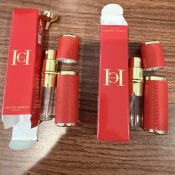 Carolina Herrera Red Travel Spray Refillable Perfume Atomizer - 2 Pack