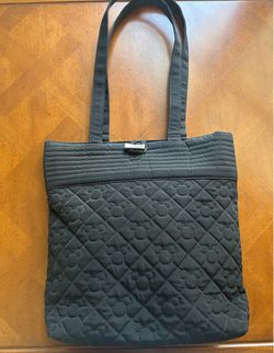 Vera Bradley Mickey Mouse Black Quilted Tote Bag