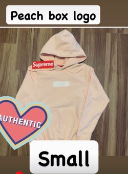 Supreme peach hoodie