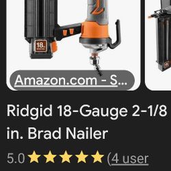 Ridgid High Powered Air Nail Gun