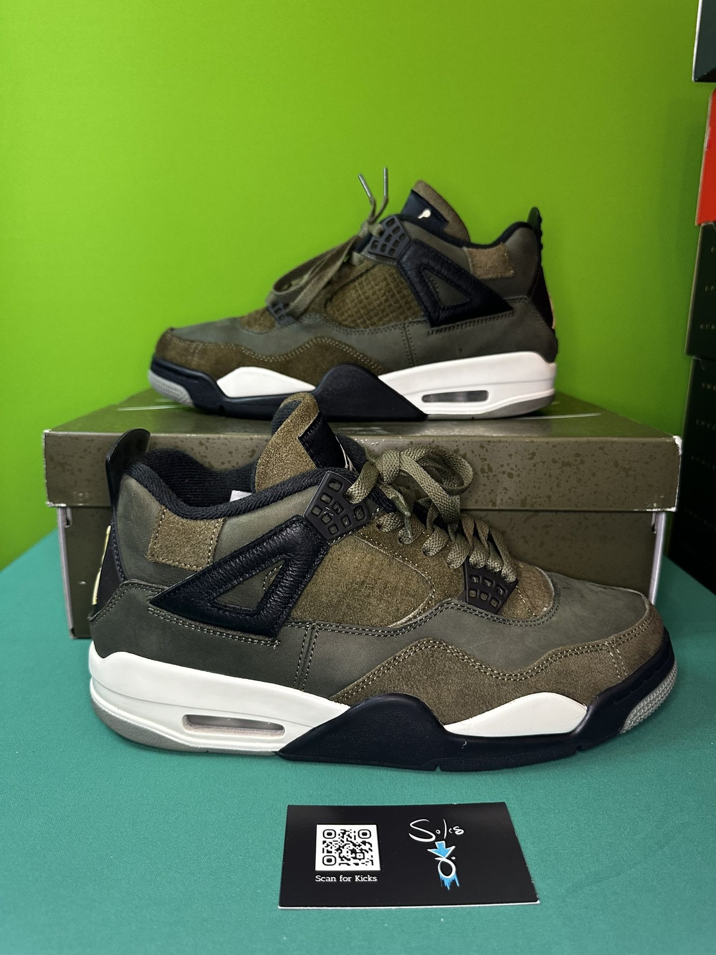 Air Jordan 4 “Craft Medium Olive” USED Size 9.5 OG ALL FB9927-200