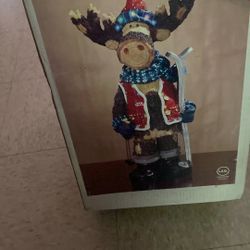 Light Up Moose Christmas 
