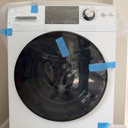 2.4 cu. ft. Compact White 120-Volt Ventless Electric All-in-One Washer Dryer Combo