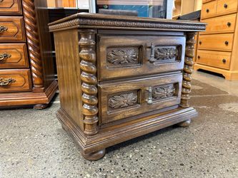 Spanish Colonial Revival 2-Drawer Closed Nightstand