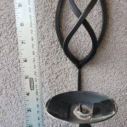 ALL LISTINGS HALF PRICE - Vintage Wrought Iron Candle Holder PRICE NEGOTIABLE