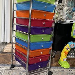 Storage Rack Rainbow Color Like New  Just $23