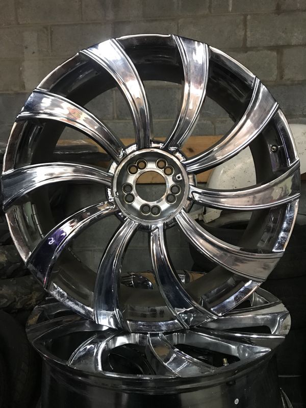 24” Chrome Rims Cheap!!! for Sale in Charlotte, NC OfferUp