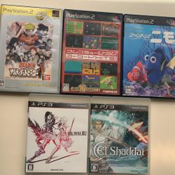 Japanese Sony PS2 and PS3 games 