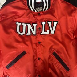 UNLV Red Satin Bomber Jacket