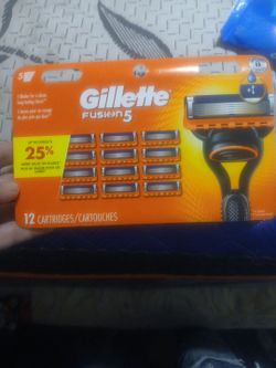 Gillette fusion razor cartridges!