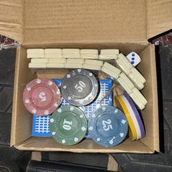 POKER TABLE CHIP SET $35