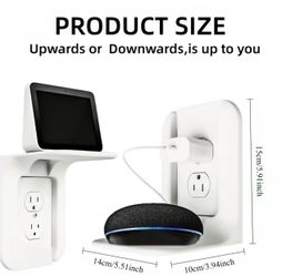 NEED GONE - Wall Outlet Shelf Plug-In Holder - NEW