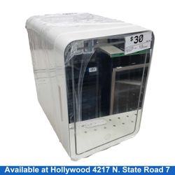 Mini Fridge Lu-33 White Compact Refrigerator