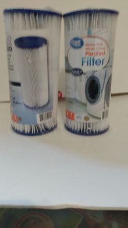 2Great Value Heavy Duty Pleated Filter.