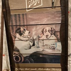 Awesome Schlitz Sign Made Of Wood