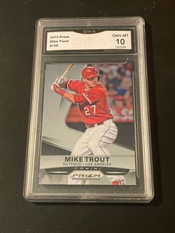 Angels Mike Trout graded 10 baseball card
